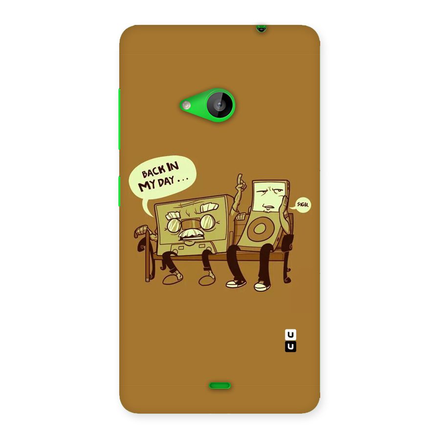 Back In Day Casette Back Case for Lumia 535