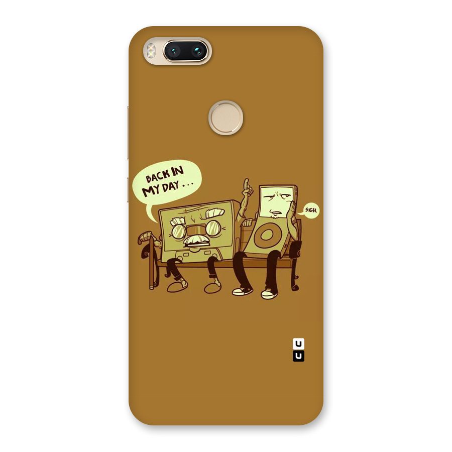 Back In Day Casette Back Case for Mi A1