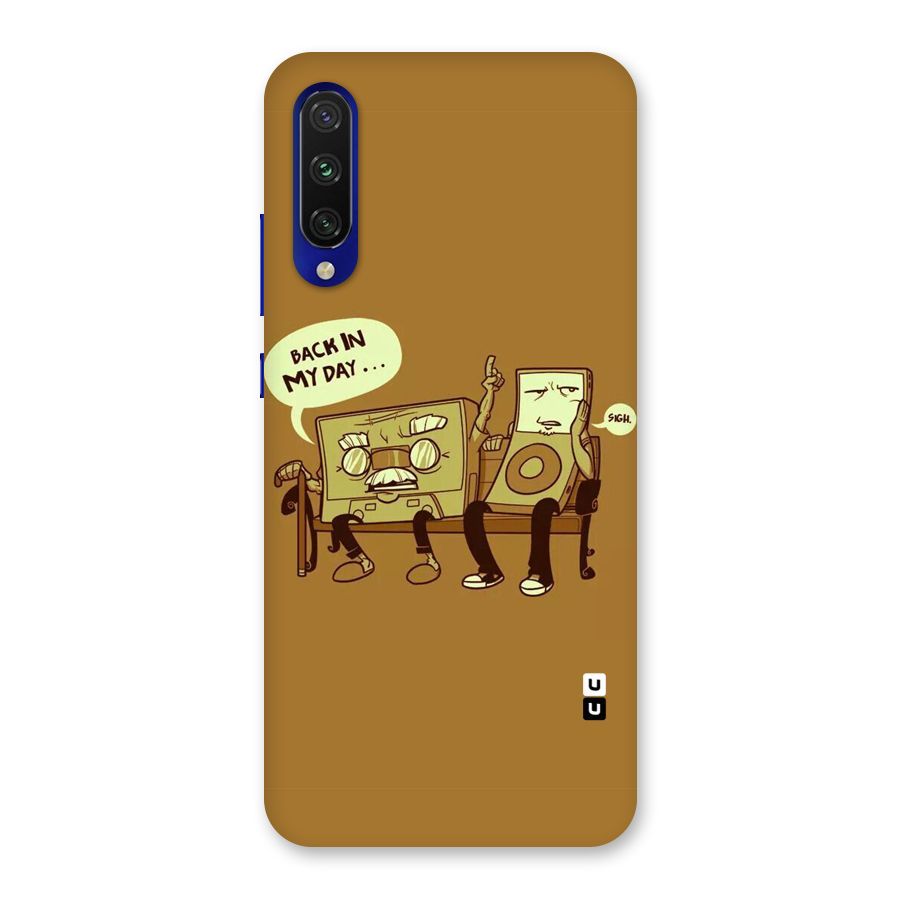 Back In Day Casette Back Case for Mi A3