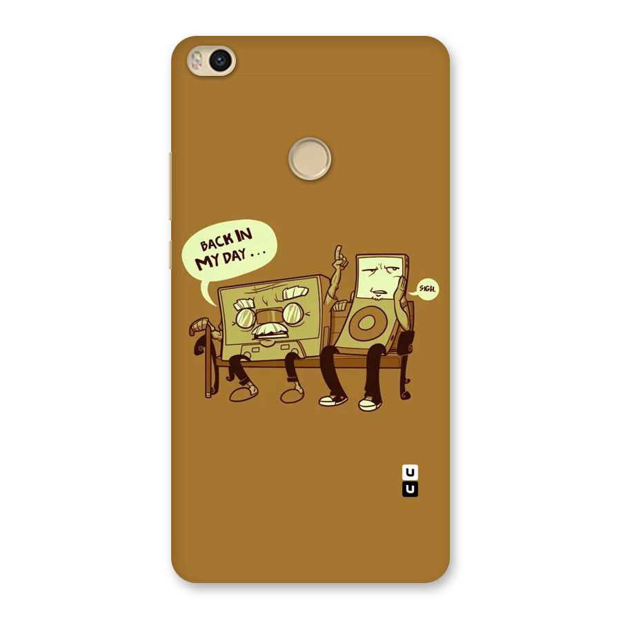 Back In Day Casette Back Case for Mi Max 2