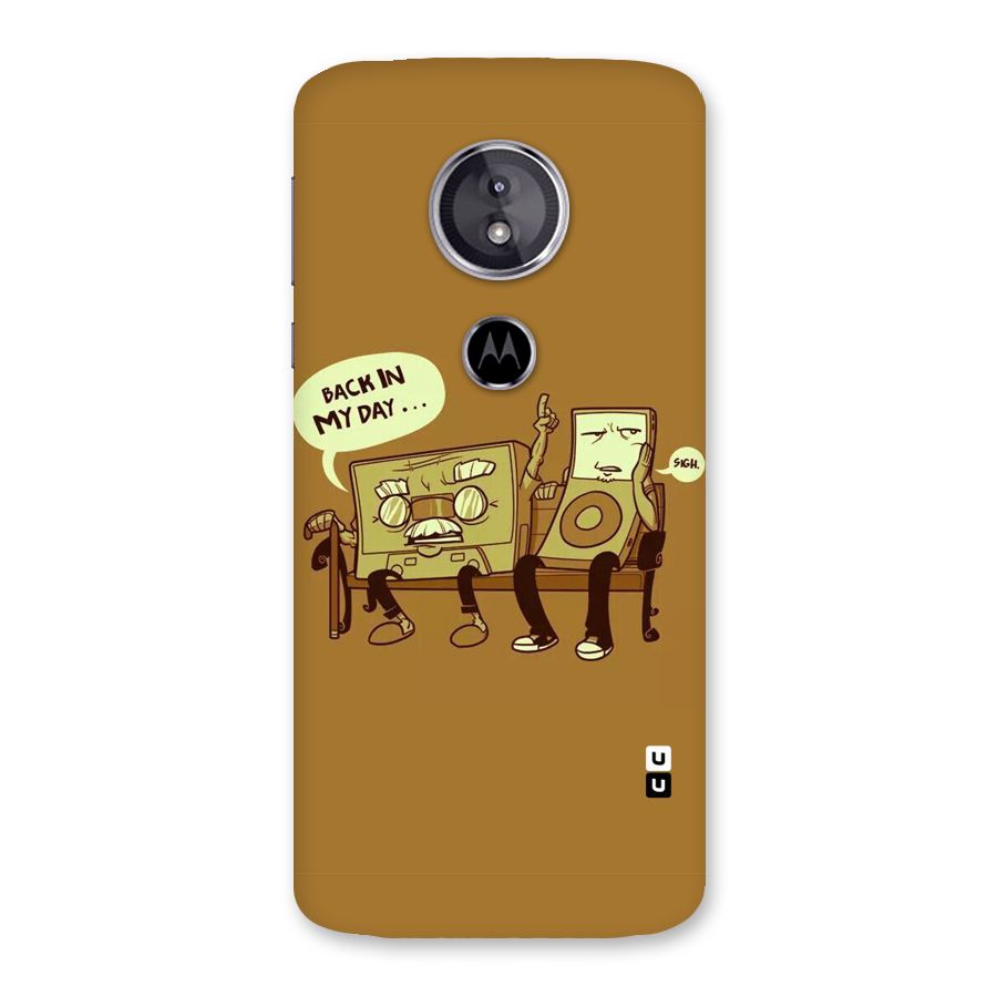 Back In Day Casette Back Case for Moto E5