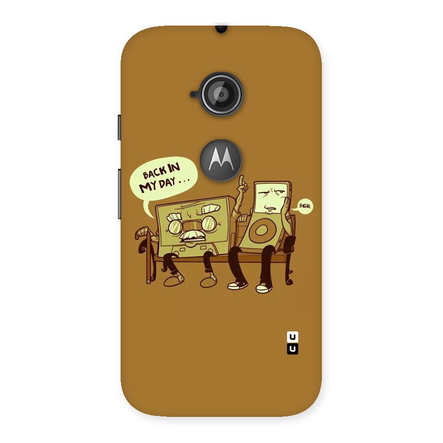 Back In Day Casette Back Case for Moto E 2nd Gen
