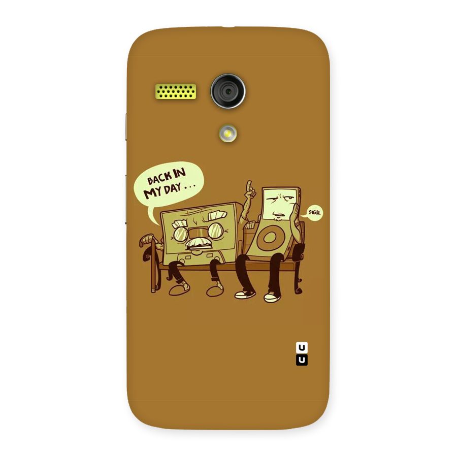 Back In Day Casette Back Case for Moto G