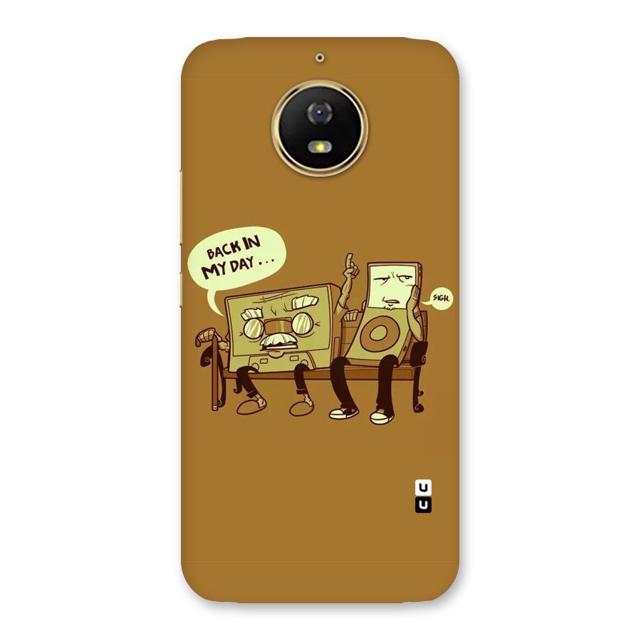 Back In Day Casette Back Case for Moto G5s