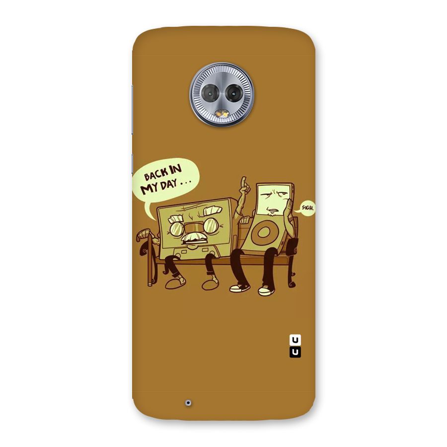 Back In Day Casette Back Case for Moto G6
