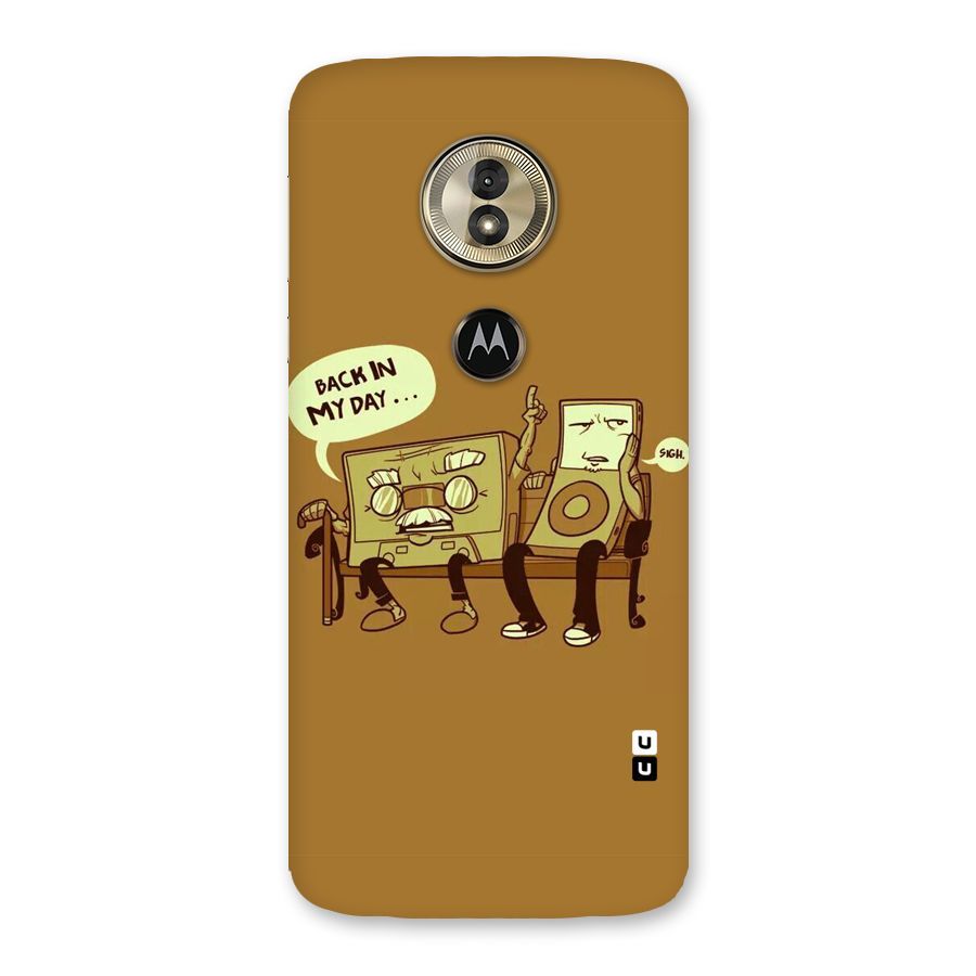 Back In Day Casette Back Case for Moto G6 Play