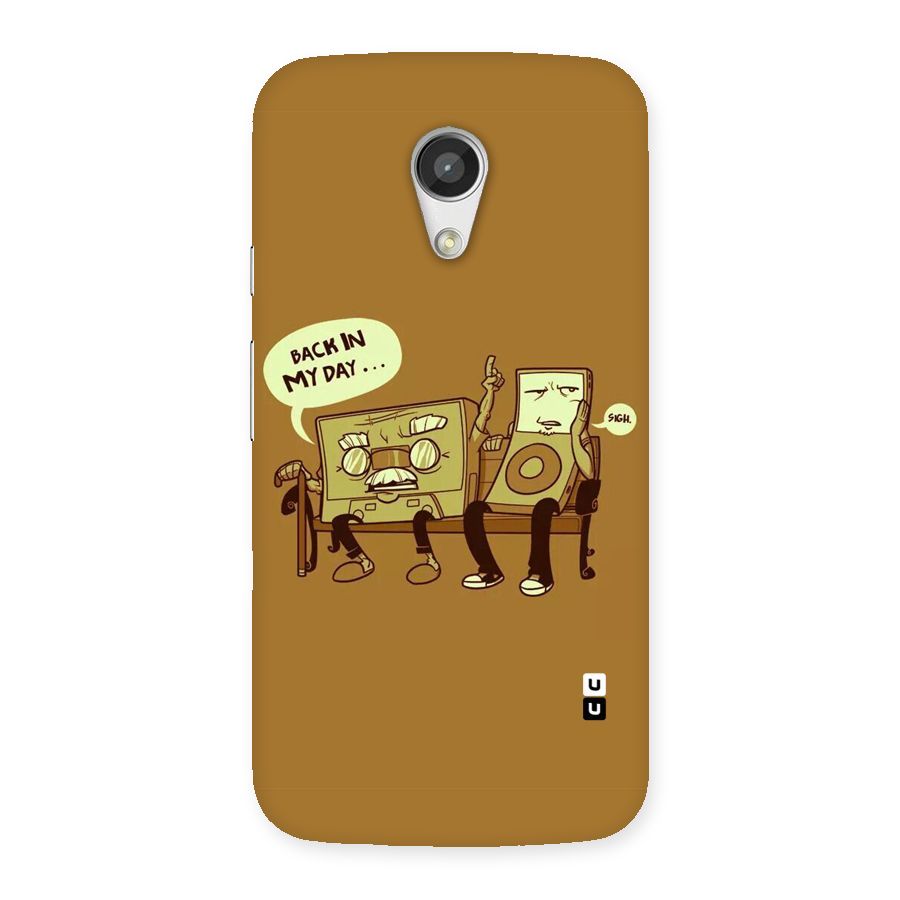 Back In Day Casette Back Case for Moto G 2nd Gen