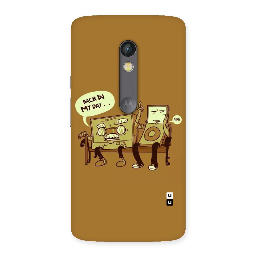 Back In Day Casette Back Case for Moto X Play