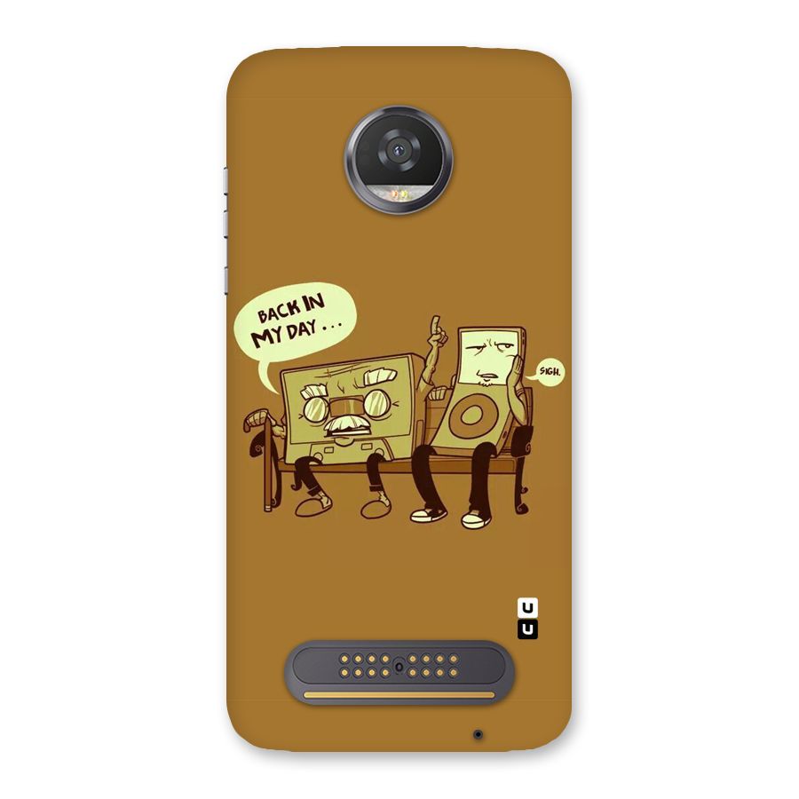 Back In Day Casette Back Case for Moto Z2 Play