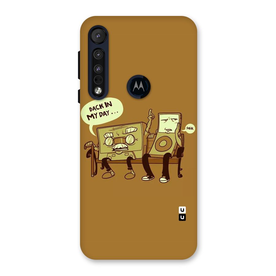 Back In Day Casette Back Case for Motorola One Macro