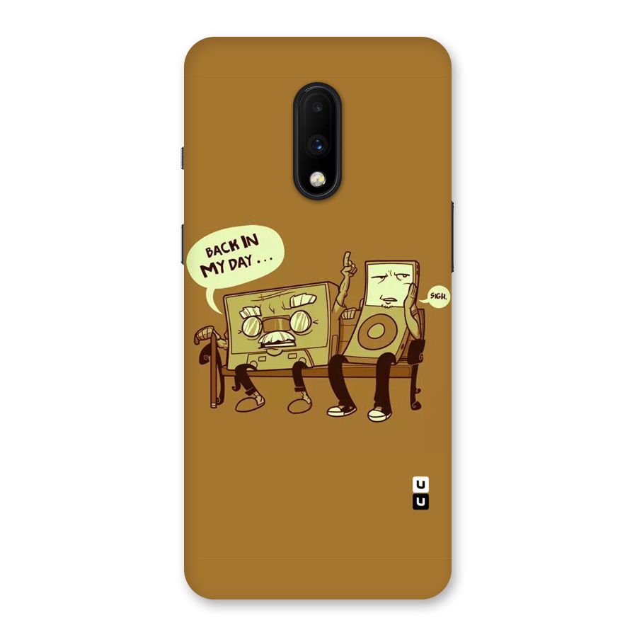 Back In Day Casette Back Case for OnePlus 7