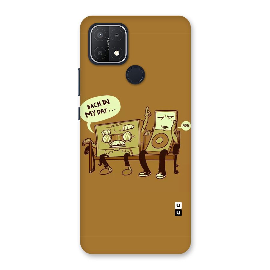 Back In Day Casette Back Case for Oppo A15s
