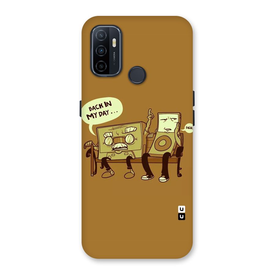Back In Day Casette Back Case for Oppo A32