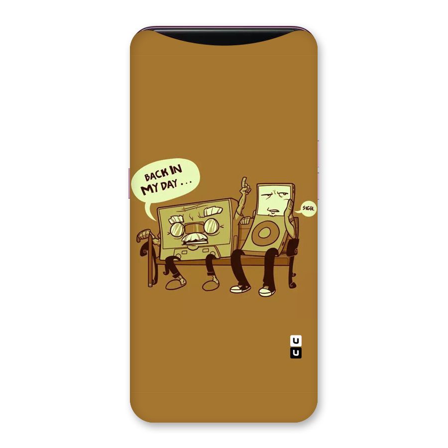 Back In Day Casette Back Case for Oppo Find X