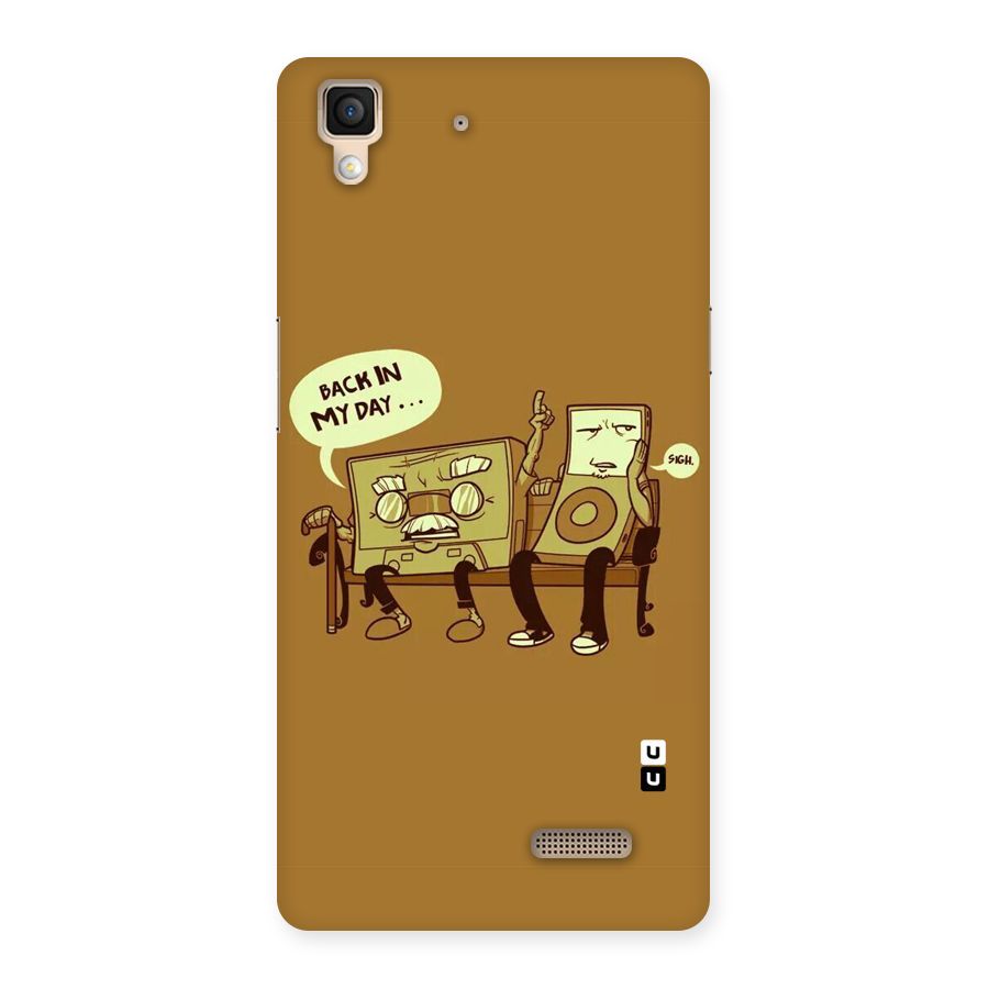 Back In Day Casette Back Case for Oppo R7