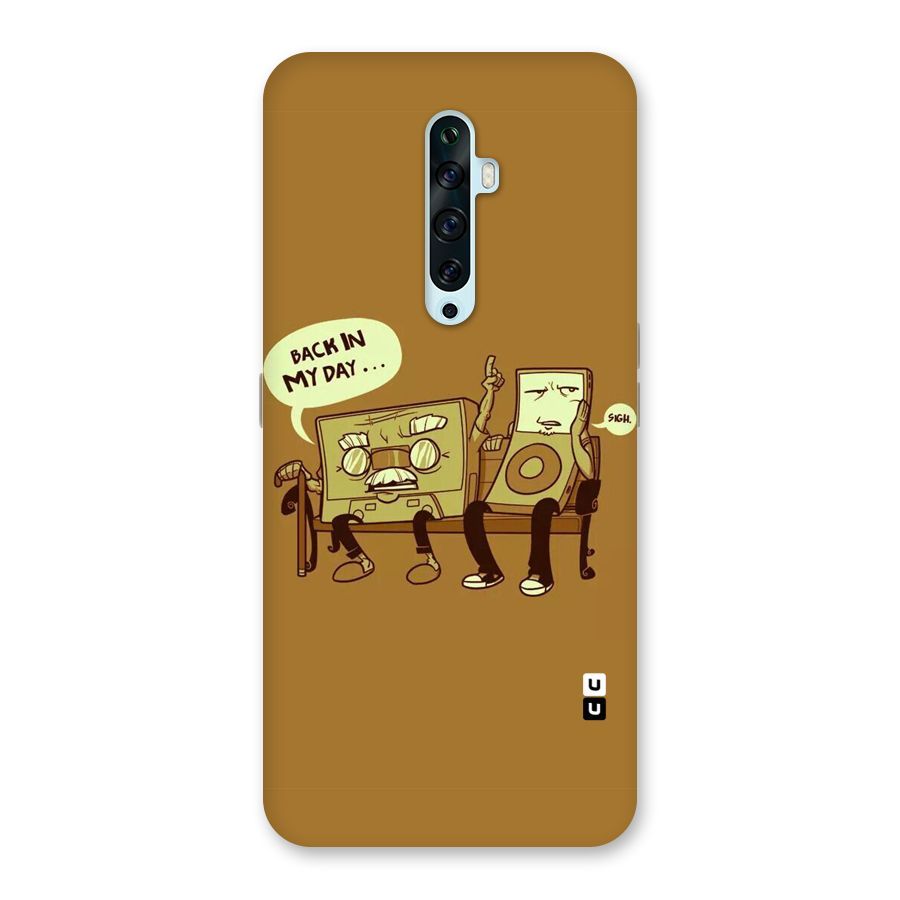 Back In Day Casette Back Case for Oppo Reno2 F