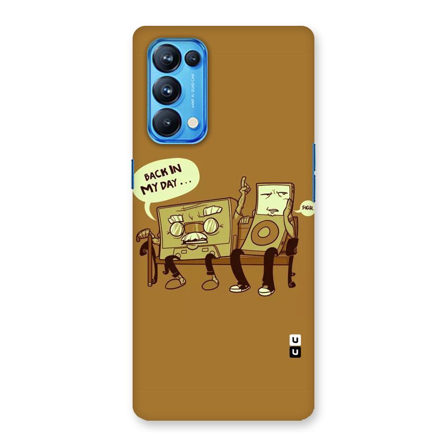 Back In Day Casette Back Case for Oppo Reno5 Pro 5G