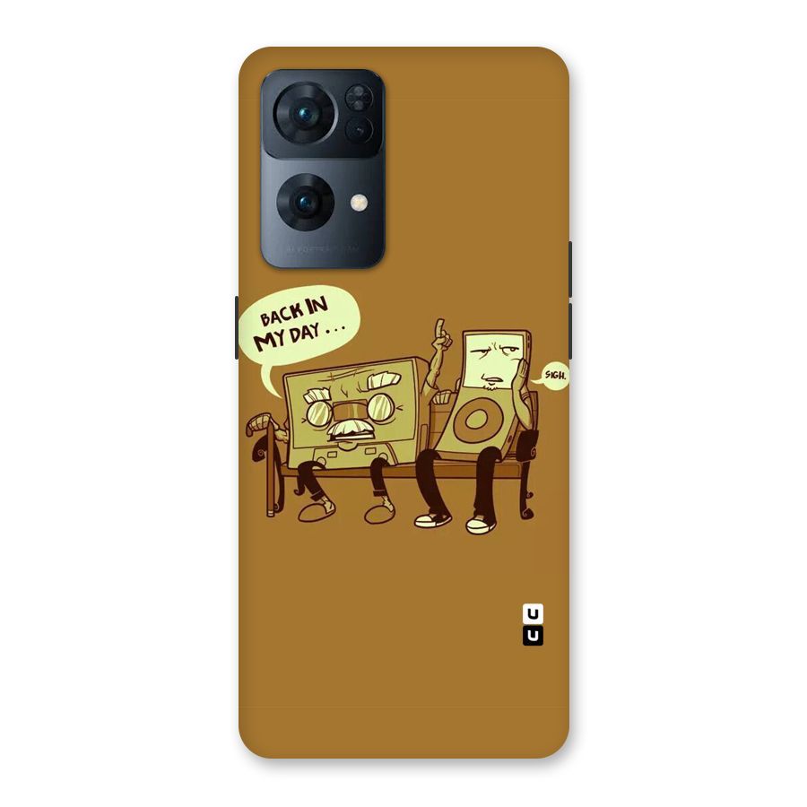 Back In Day Casette Back Case for Oppo Reno7 Pro 5G