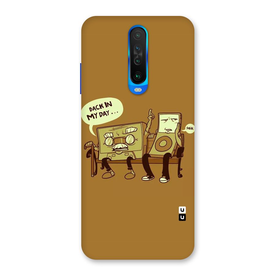 Back In Day Casette Back Case for Poco X2