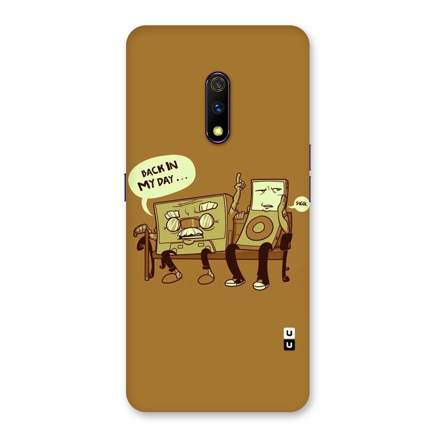 Back In Day Casette Back Case for Realme X
