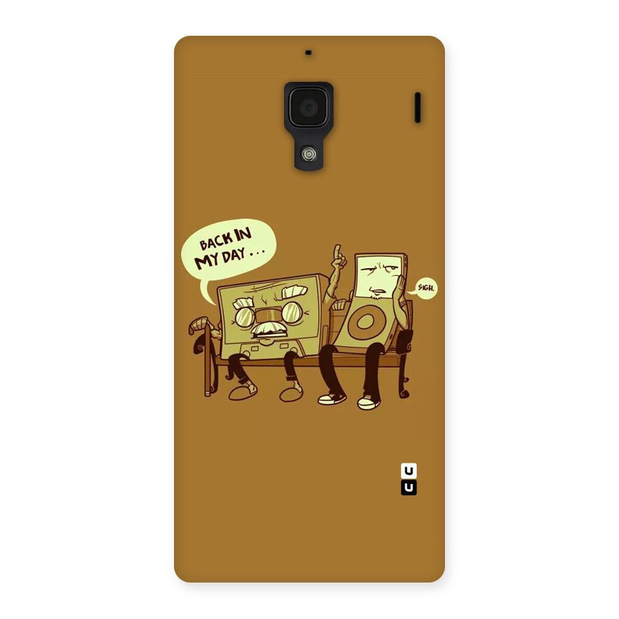 Back In Day Casette Back Case for Redmi 1S