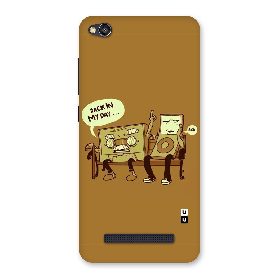 Back In Day Casette Back Case for Redmi 4A