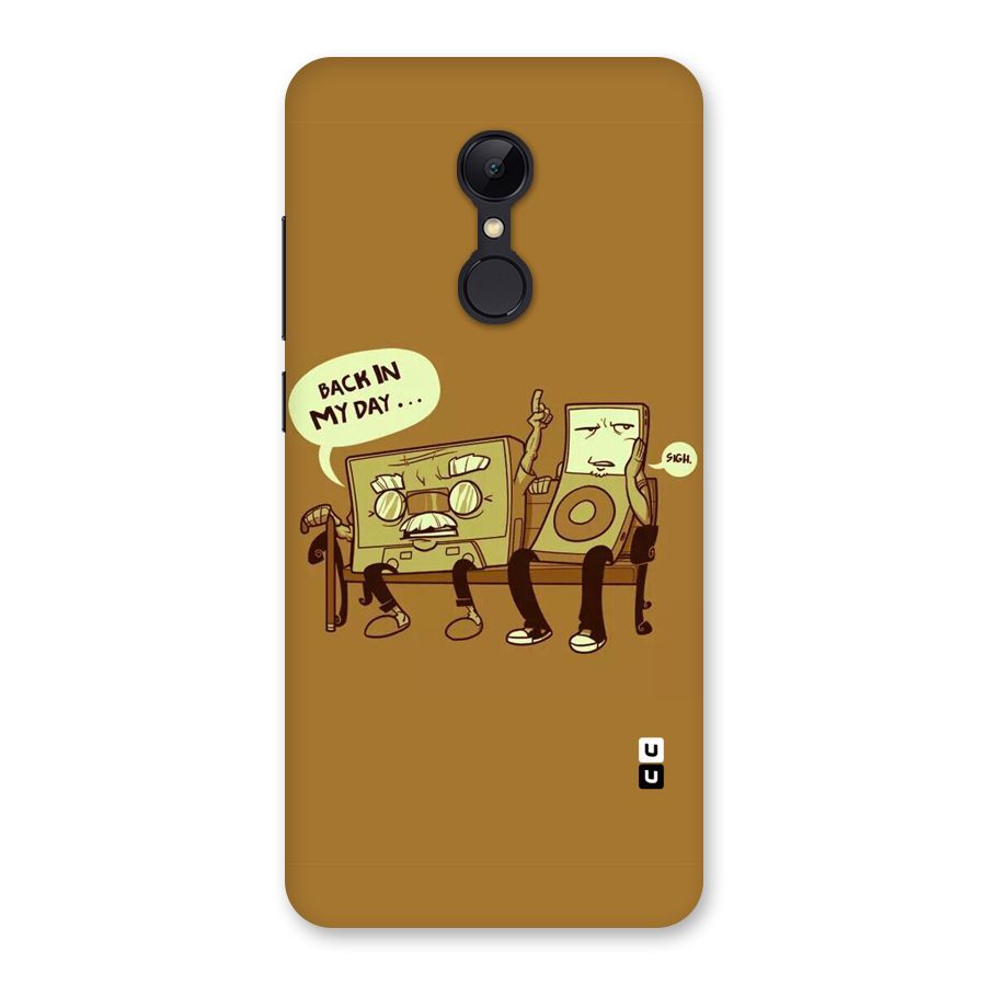 Back In Day Casette Back Case for Redmi 5