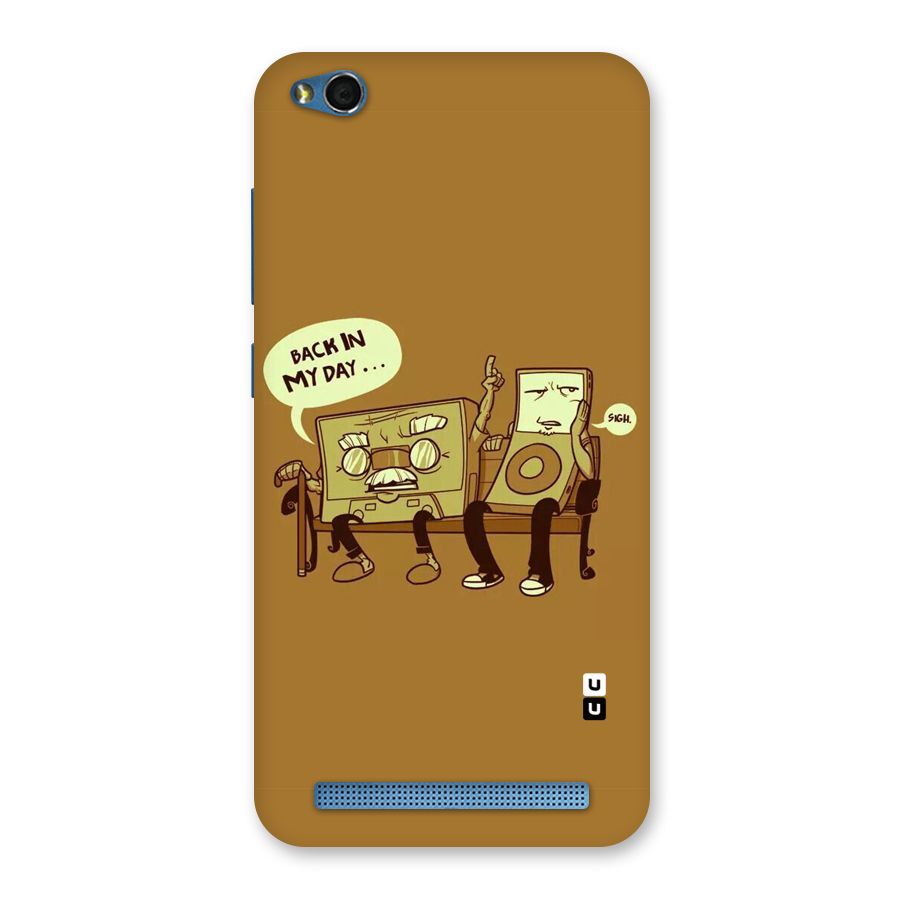 Back In Day Casette Back Case for Redmi 5A