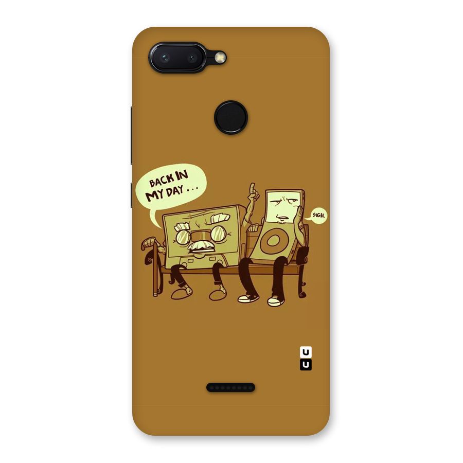 Back In Day Casette Back Case for Redmi 6