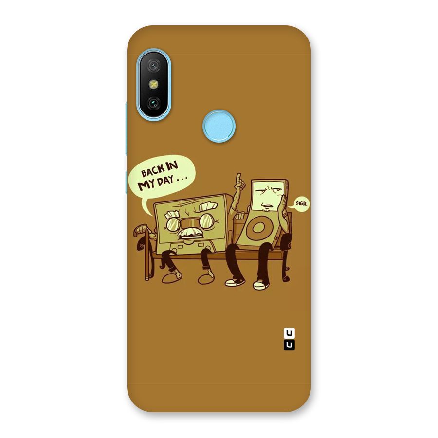 Back In Day Casette Back Case for Redmi 6 Pro