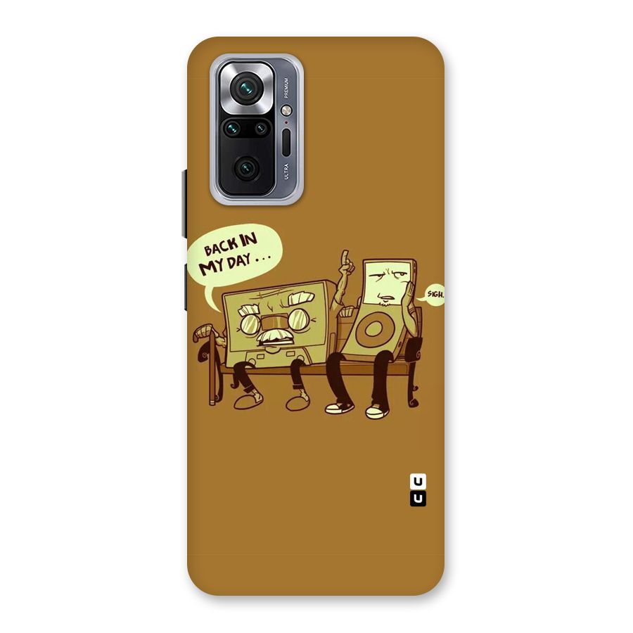 Back In Day Casette Back Case for Redmi Note 10 Pro