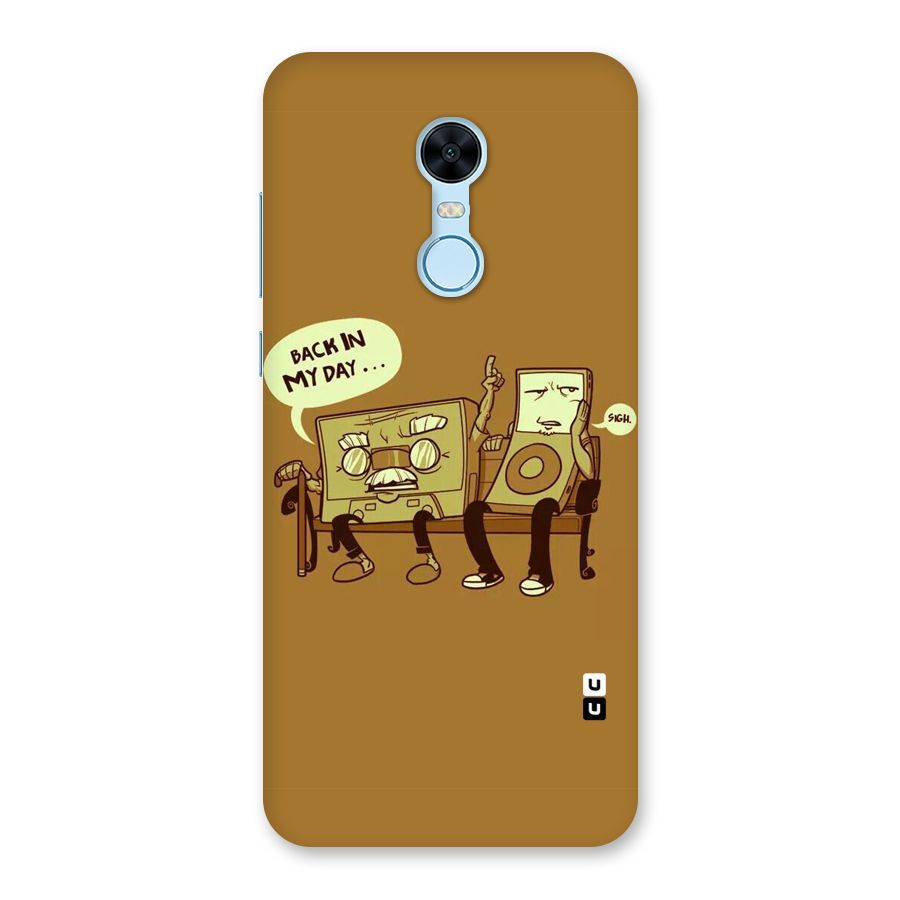 Back In Day Casette Back Case for Redmi Note 5