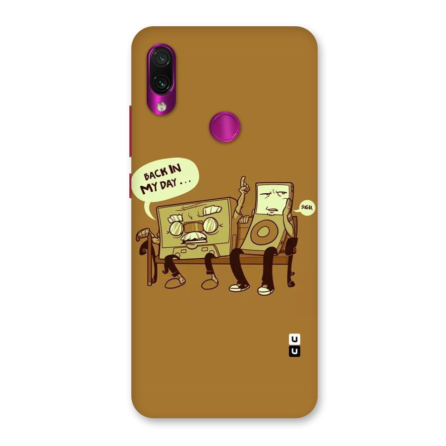 Back In Day Casette Back Case for Redmi Note 7 Pro
