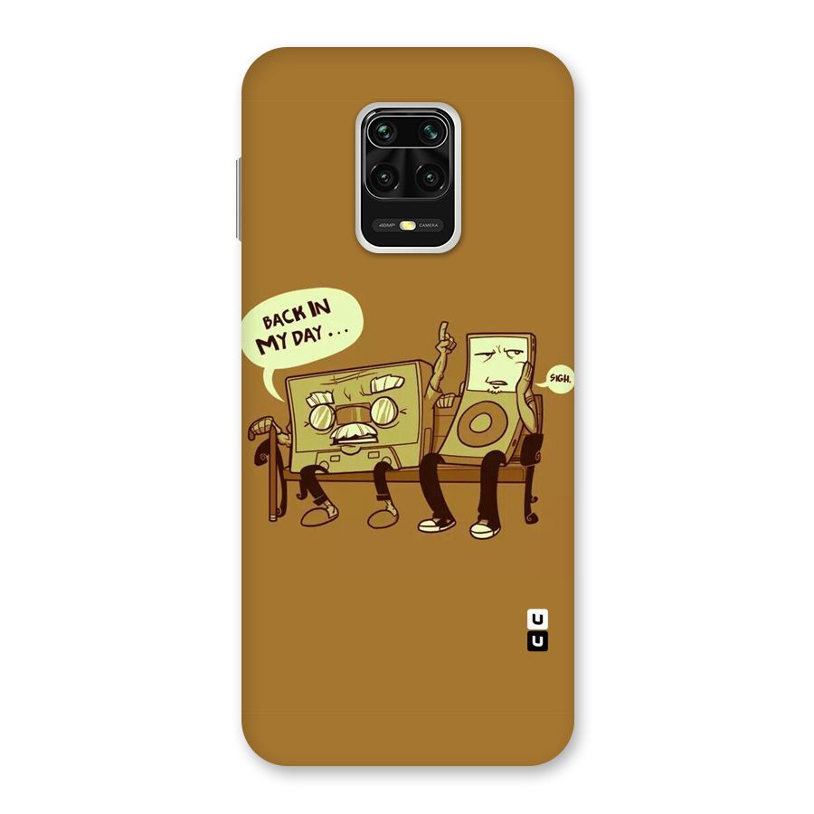 Back In Day Casette Back Case for Redmi Note 9 Pro Max