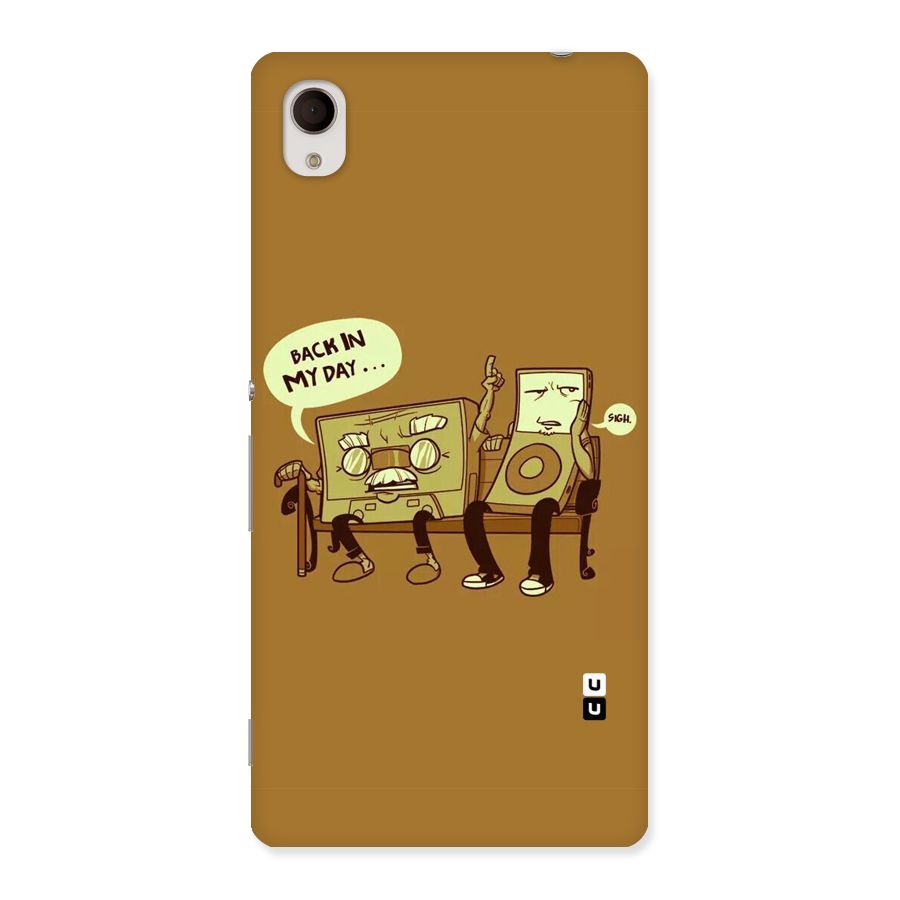 Back In Day Casette Back Case for Sony Xperia M4