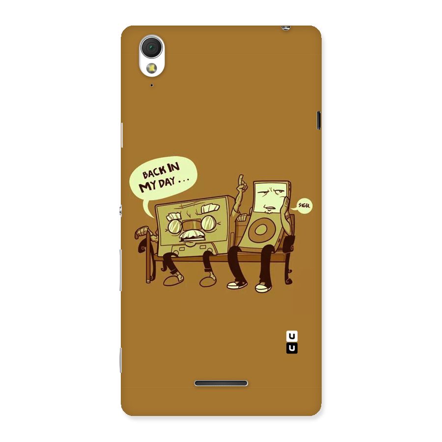 Back In Day Casette Back Case for Sony Xperia T3