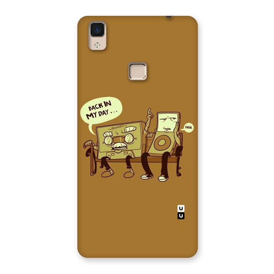 Back In Day Casette Back Case for V3 Max