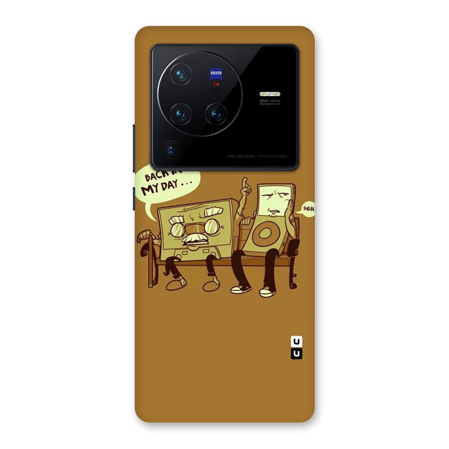 Back In Day Casette Back Case for Vivo X80 Pro