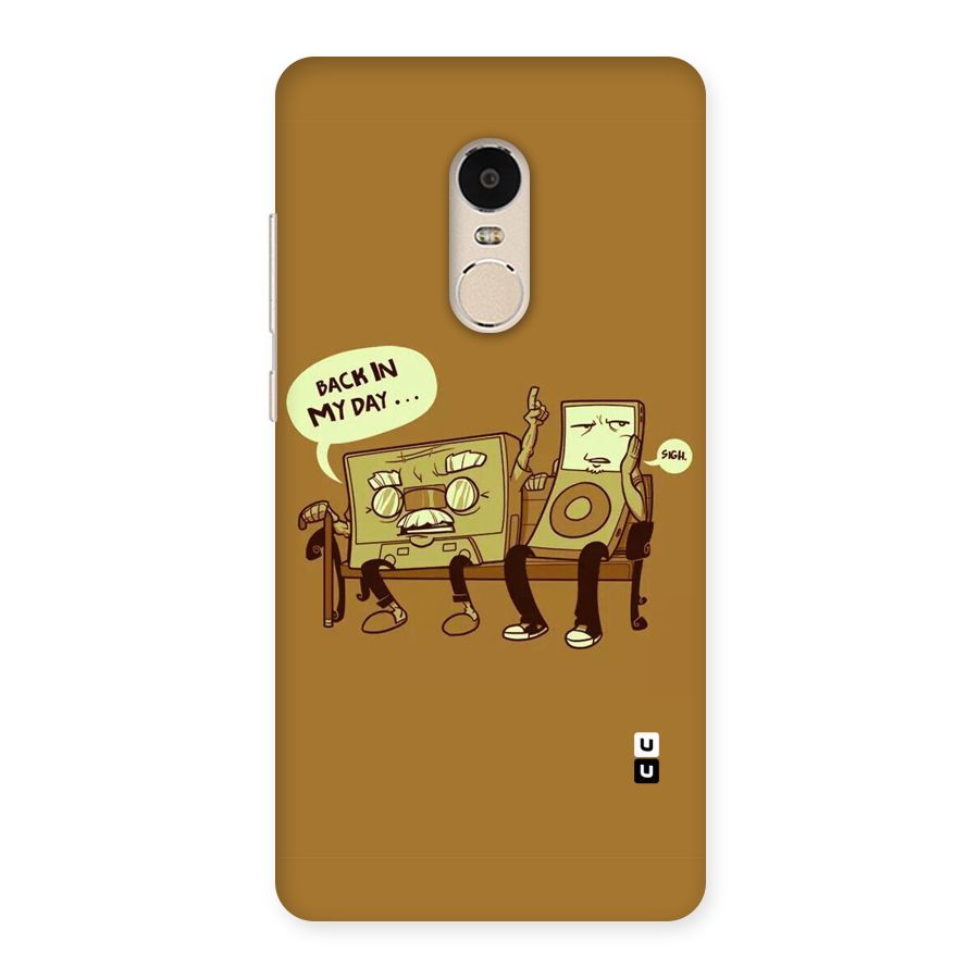 Back In Day Casette Back Case for Xiaomi Redmi Note 4