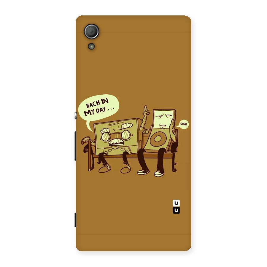 Back In Day Casette Back Case for Xperia Z3 Plus