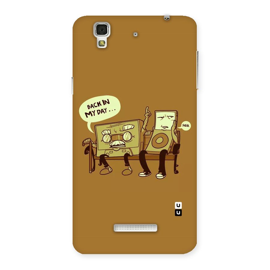 Back In Day Casette Back Case for YU Yureka Plus