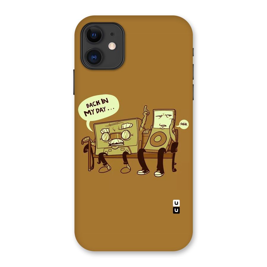 Back In Day Casette Back Case for iPhone 11