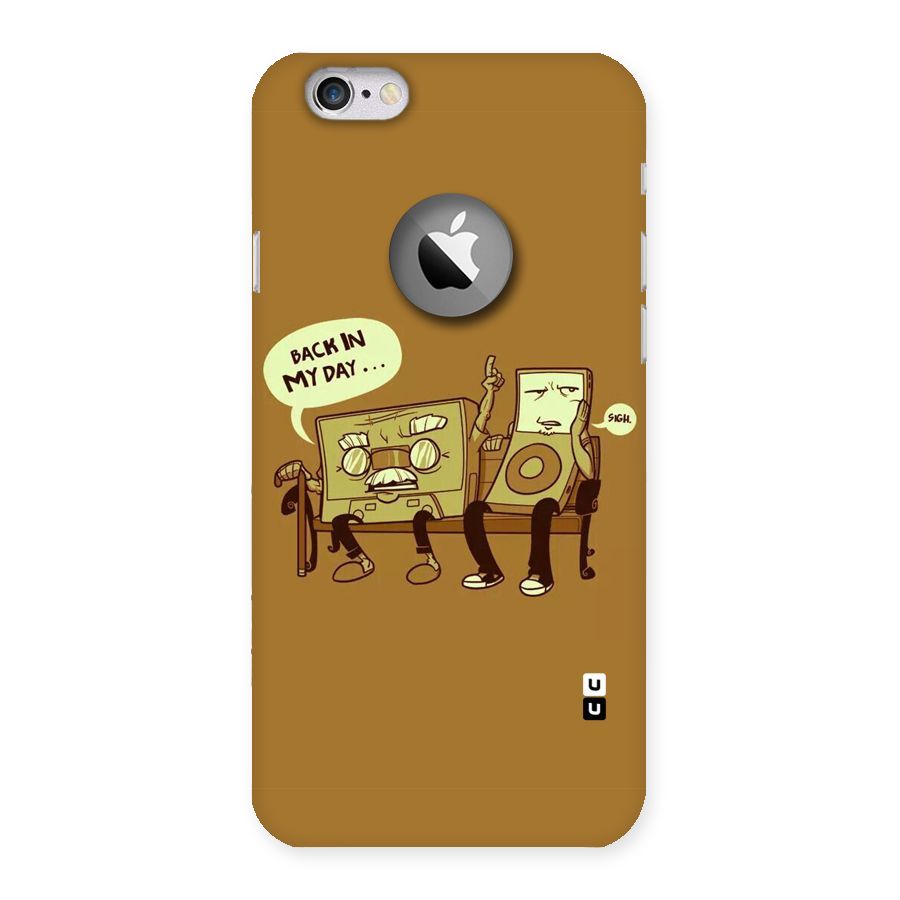 Back In Day Casette Back Case for iPhone 6 Logo Cut