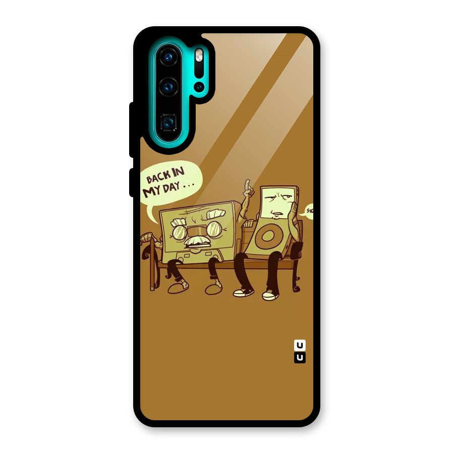 Back In Day Casette Glass Back Case for Huawei P30 Pro