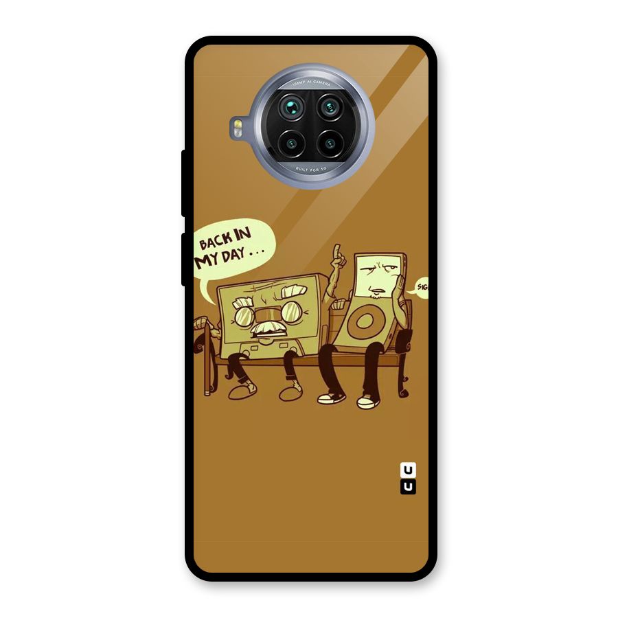 Back In Day Casette Glass Back Case for Mi 10i