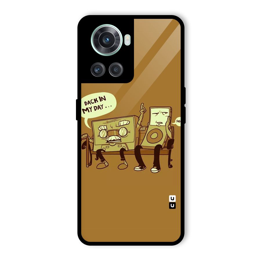 Back In Day Casette Glass Back Case for OnePlus 10R