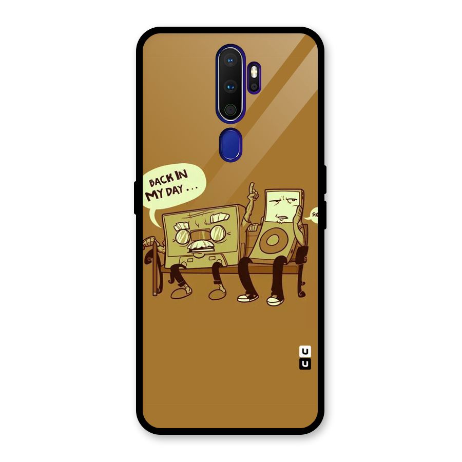 Back In Day Casette Glass Back Case for Oppo A9 (2020)