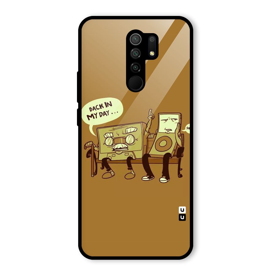 Back In Day Casette Glass Back Case for Poco M2