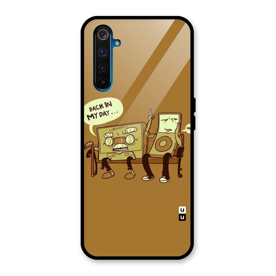Back In Day Casette Glass Back Case for Realme 6 Pro