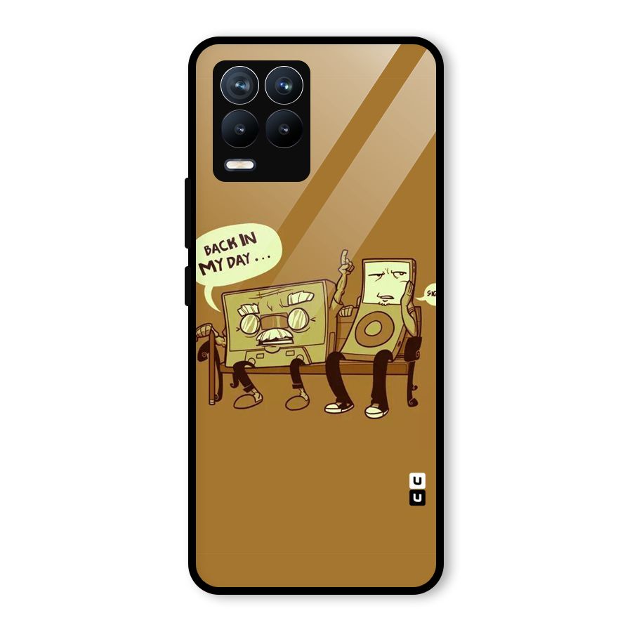 Back In Day Casette Glass Back Case for Realme 8 Pro